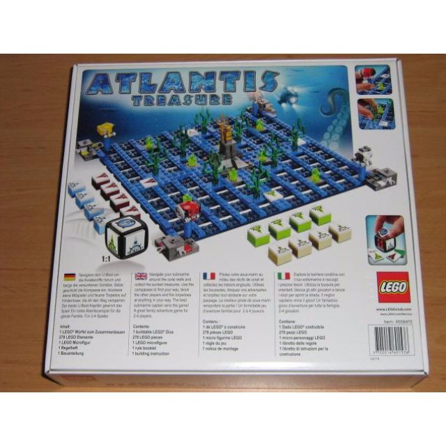 LEGO Games Atlantis Treasure 3851 Hobbies Toys Toys Games on Carousell