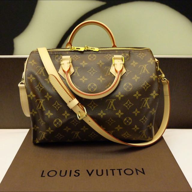 Louis Vuitton Speedy Bandouliere 30 Voyage Stickers - BAGAHOLICBOY