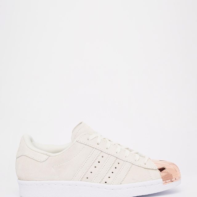{keywor d} adidas originals superstar 80s metal toe rose gold trainers