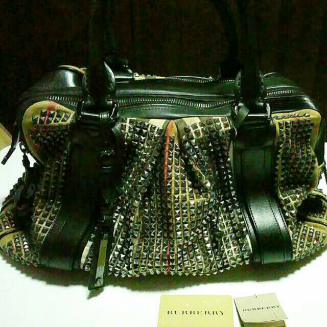 Rare Preloved Burberry Prorsum Knight Studded Bag Luxury Bags