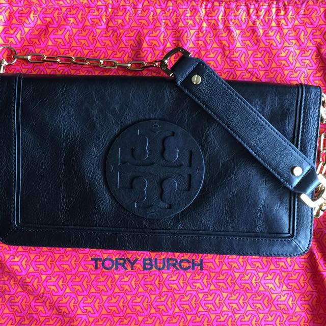 Preloved Tory Burch Bombe Reva Clutch