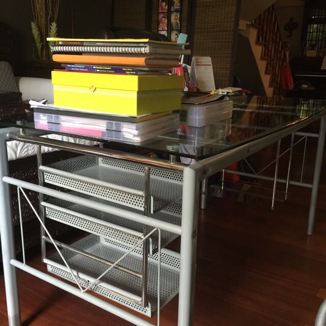 Study/ Office Table, Furniture & Home Living, Furniture, Tables & Sets ...