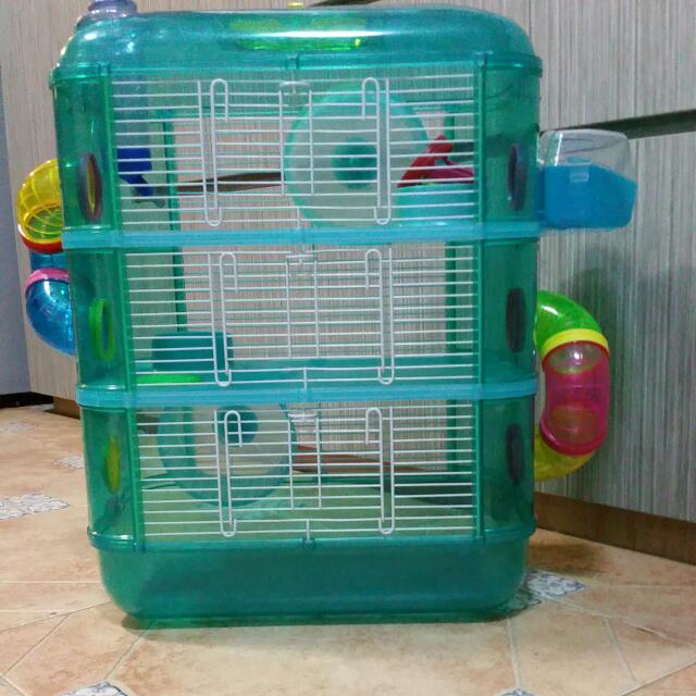 three tier hamster cage