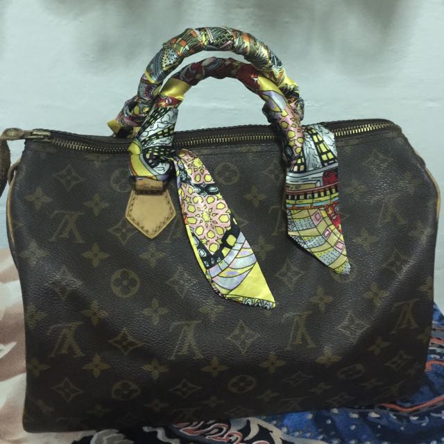 Louis Vuitton Speedy 30 Authentic with FREE Twilly, Women's