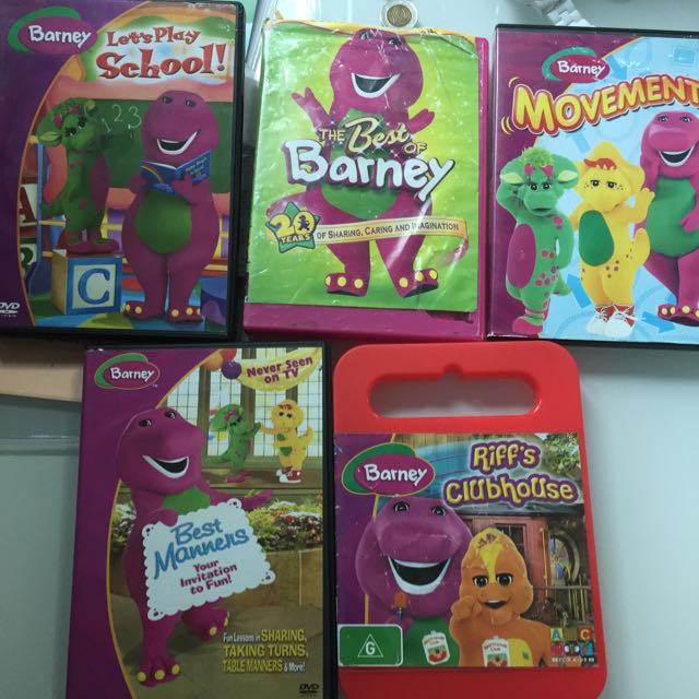 Barney DVDs, Hobbies & Toys, Toys & Games on Carousell
