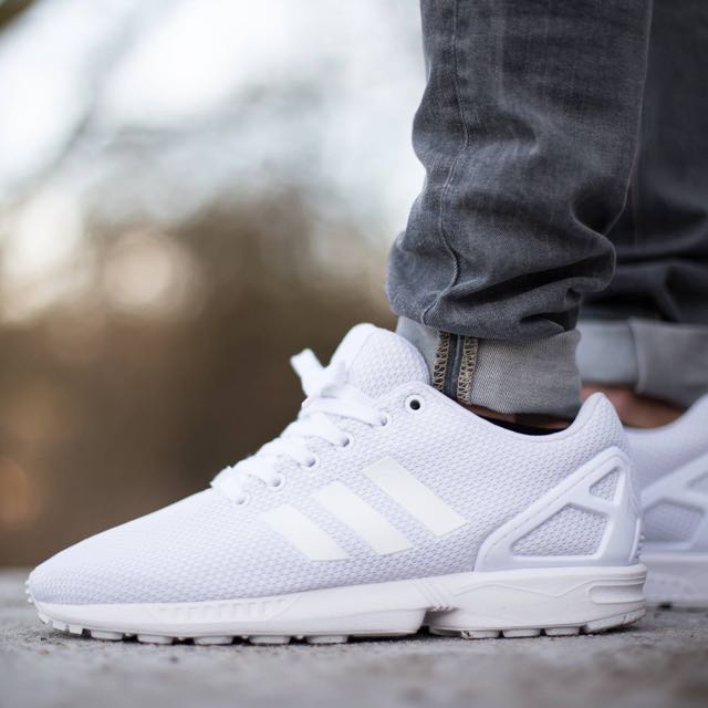 Adidas zx top flux white mens