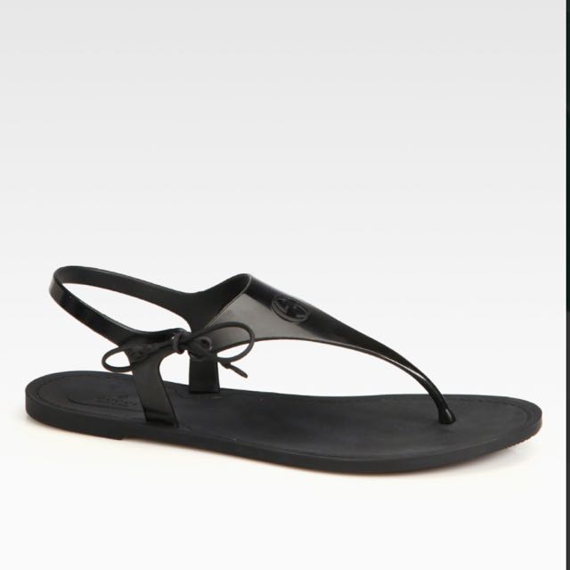 gucci rubber thong sandals