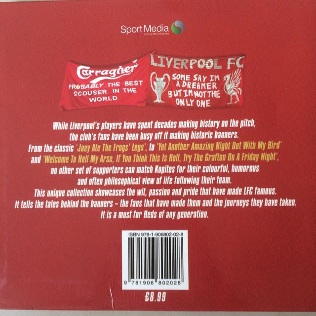 Liverpool Football Club Banners Coffee Table Book Books Stationery On Carousell