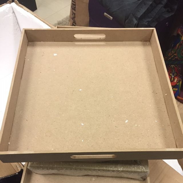 Raw Mdf Wood Tray Diy Paint Job Reserved Furniture On Carousell