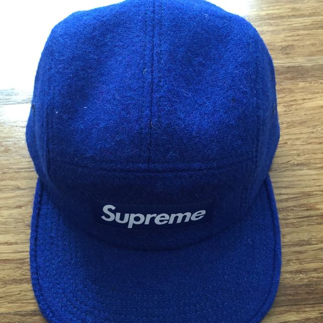 supreme harris tweed camp cap