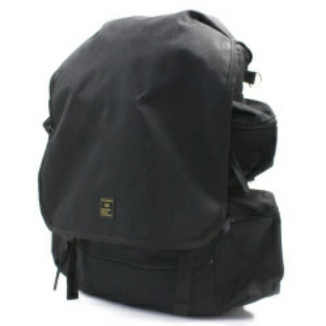 black bape backpack