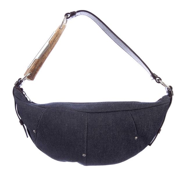 Ysl Mombasa Denim Horn Sling Bag Men'S, Luxury, Bags & Wallets On Carousell