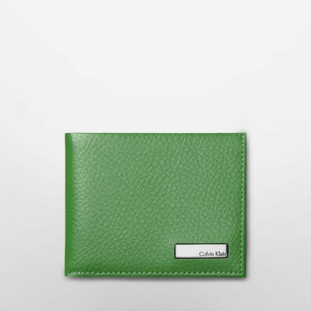 calvin klein green wallet