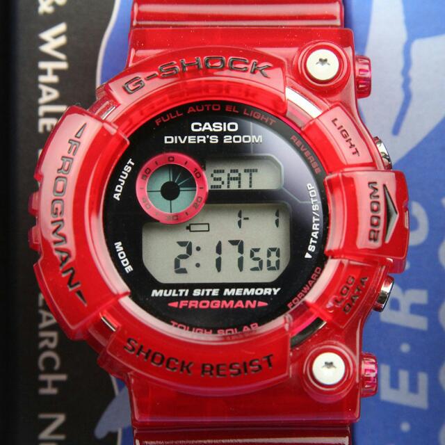 Casio G shock Red Jelly Frogman