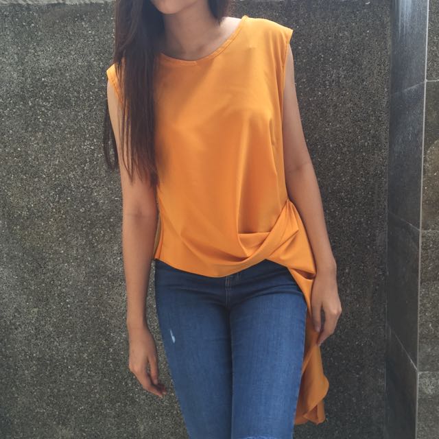 JORDAN TOP IN MUSTARD, Women's Fashion, Tops, Blouses on Carousell