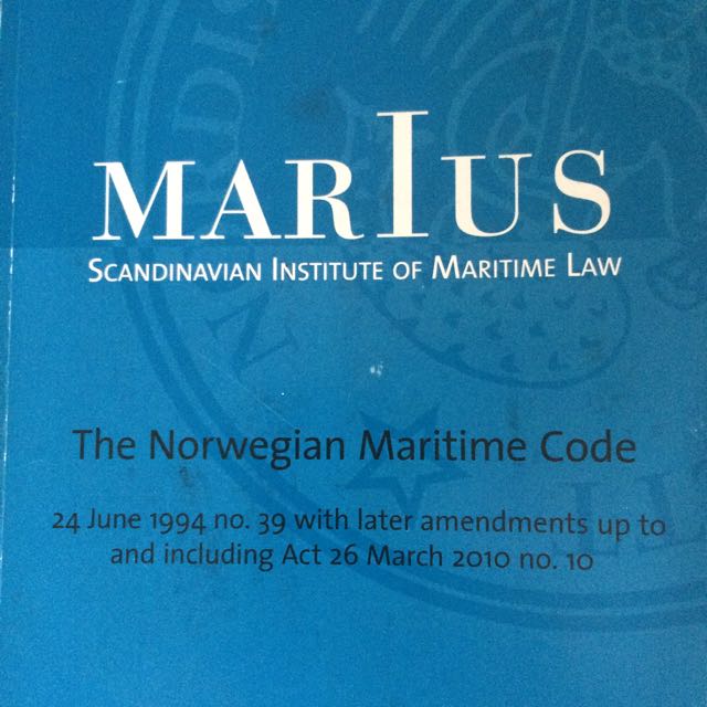 Norwegian Maritime Code (Law Textbook), Hobbies & Toys, Books