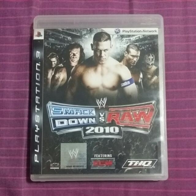 Preowned Ps3 Wwe Smackdown Vs Raw 10 Hobbies Toys Toys Games On Carousell