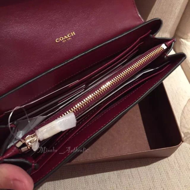 Coach swagger wallet sale
