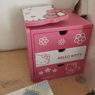 🎀Hello Kitty #無嘴貓 桌上小型收納櫃