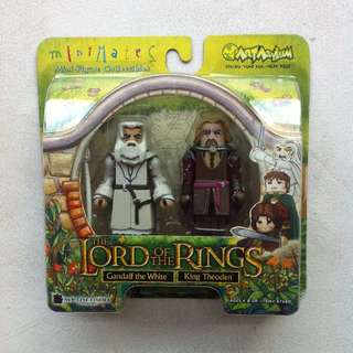 LOTR minimate Gandalf Theoden figure