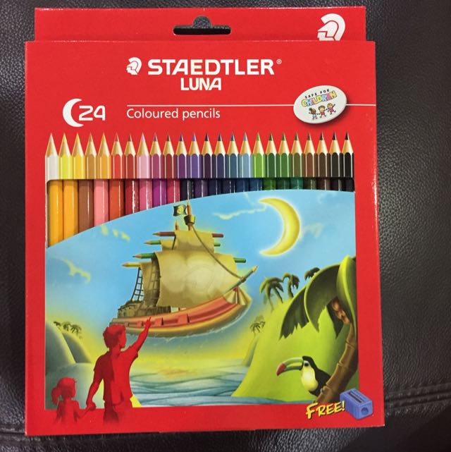 Price Reduced Bn Staedtler Luna Colored Pencils 24 Pcs Design