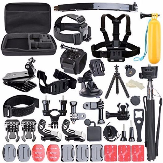 ccbetter 50in1 Sports Action Camera Accessories Kit for Gopro HERO 1 2 3 3+ 4 SJ4000 SJ5000