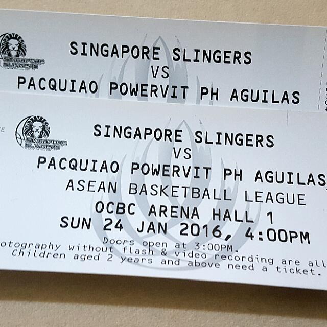 Singapore Slingers Vs Pacquiao Powervit Ph Aguilas Asean