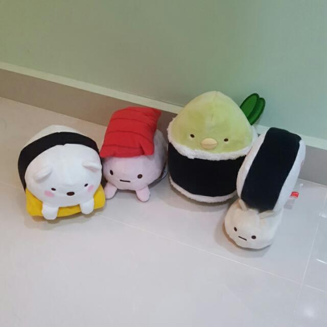 sushi plush set