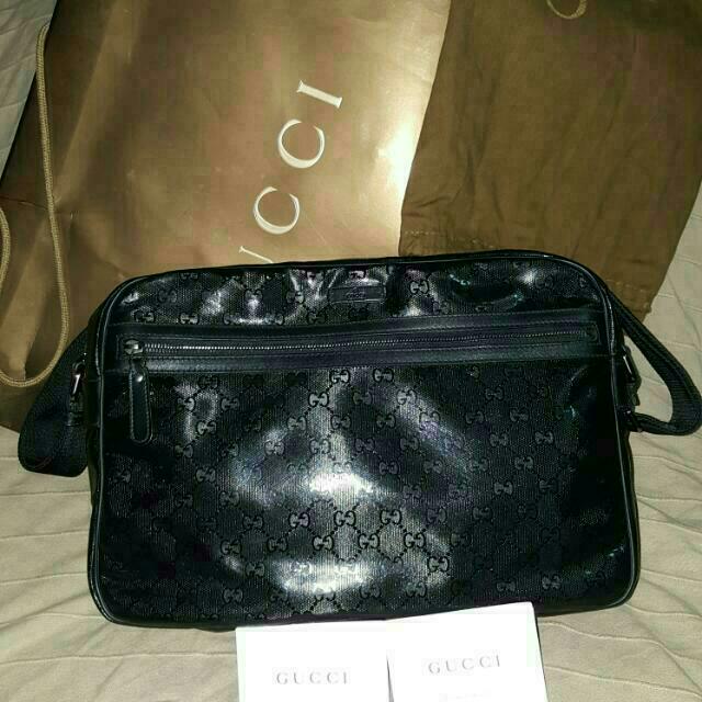 gucci imprime messenger bag