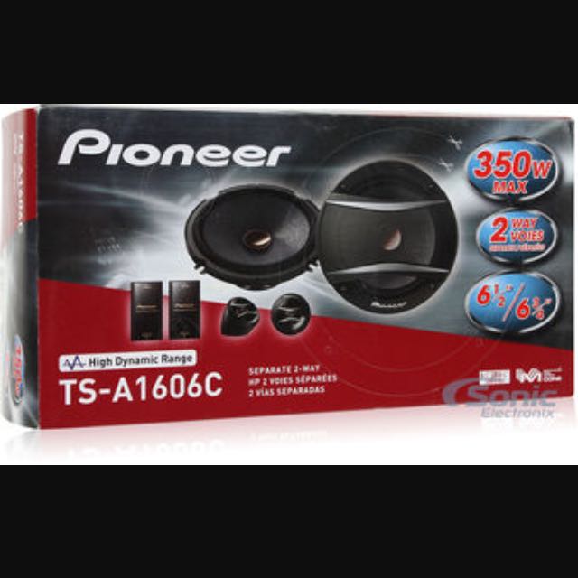 CAR SPEAKERS PIONEER TS A1606C COMPONENT SPEAKERS