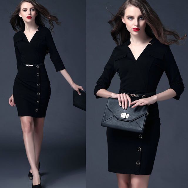 elegant black dress code
