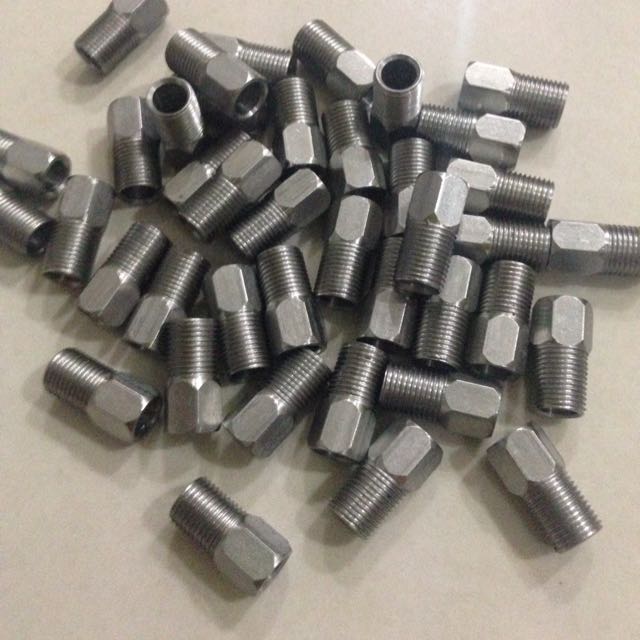 Hydraulic Brake Hose Connector Bolt Stainless Steel, Sports Equipment