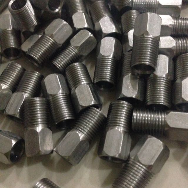 Hydraulic Brake Hose Connector Bolt Stainless Steel, Sports Equipment