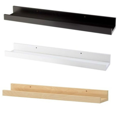 Ikea Picture Ledge 22 Book Shelf Spice Rack Holder Wall Photo Display Ribba New Furniture On Carousell
