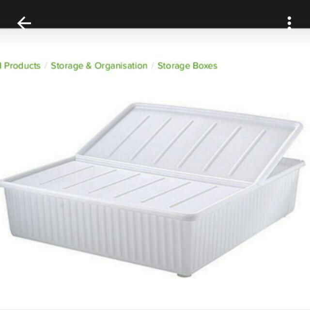 Ikea Under Bed Storage Box, Furniture & Home Living, Home Improvement