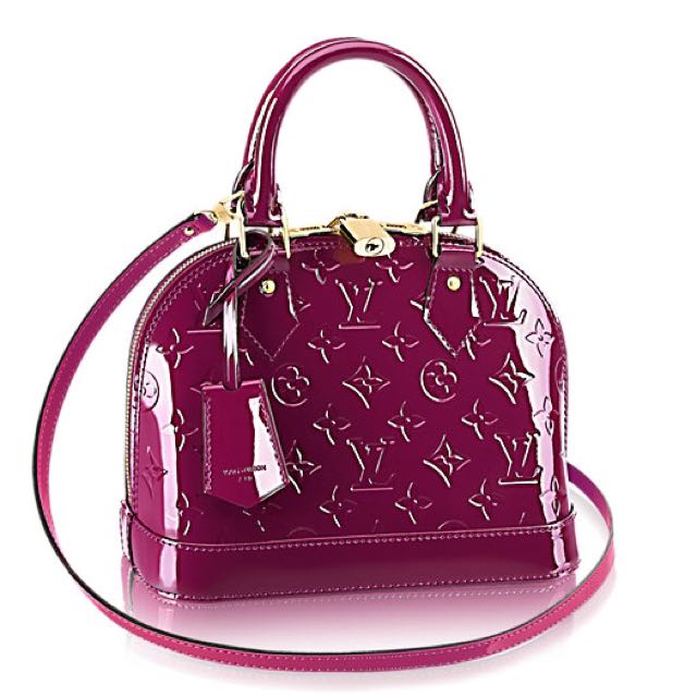 Louis Vuitton Purple Monogram Vernis Leather Alma Size BB Shoulder Bag  Louis Vuitton | The Luxury Closet