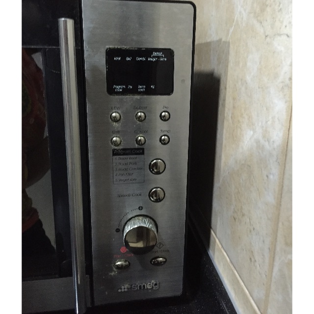 Microwave Grill Oven SMEG 25L Model FMA 25X, TV & Home Appliances