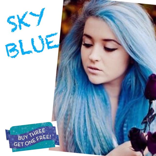 Sky Blue Temporary Hair Dye Health Beauty On Carousell