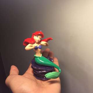 迪士尼 小美人魚 紙鎮 公仔 限量