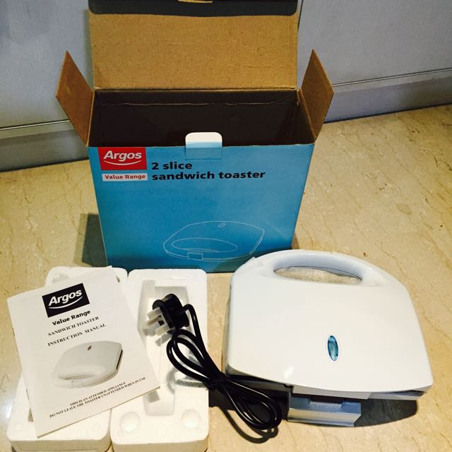 (Reserved) Argos 2 Slice Sandwich Toaster, TV & Home Appliances