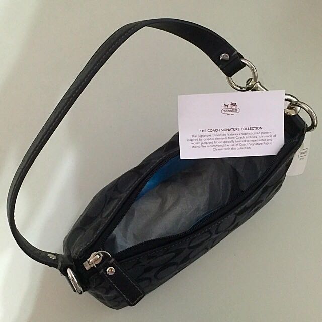 COACH Vintage Legacy Black Leather Shoulder Handbag 9861 | eBay