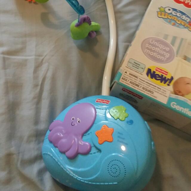 Fisher Price Ocean Wonders Baby Mobile, Babies & Kids, Infant Playtime