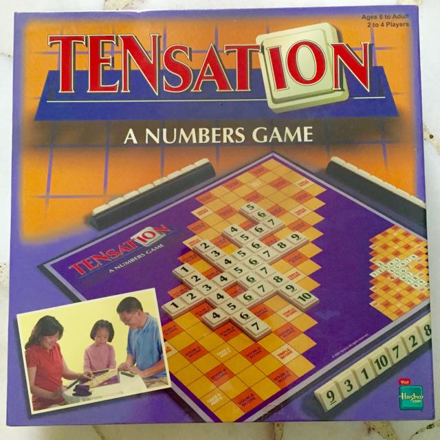 HASBRO TENSATION Number Game, Hobbies & Toys, Toys & Games on Carousell