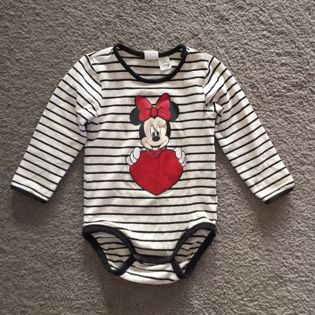 minnie mouse romper baby girl