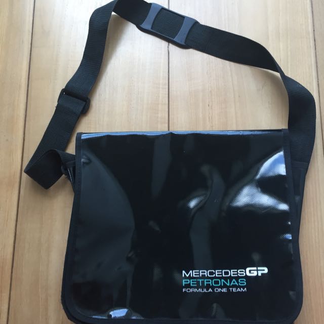 Mercedes GP Petronas Formula One Team Team Messenger Bag (Category: Belt bags, Clutches and Pouches) located in Singapore. Submitted by filiaebear (Listing ID 41638371, Image 2). Description: .