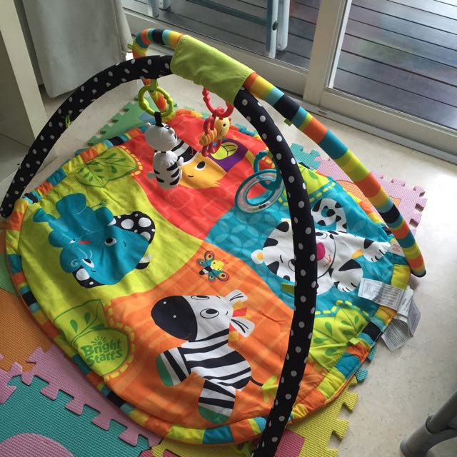 Preloved Bright Starts Spots and Stripes Safari Gym