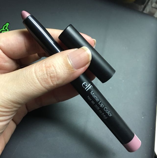 Swatched 1X Elf Matte Lip Colour In Tea Rose, Beauty & Personal Care, Face,  Face Care On Carousell