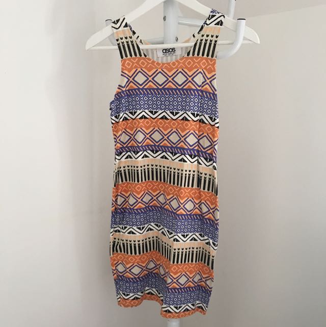Asos aztec dress top