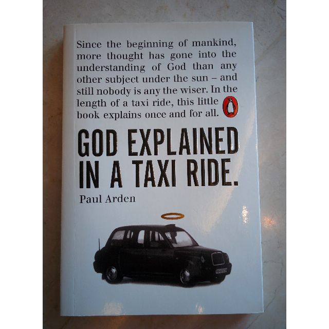 Half Price Book God Explained In A Taxi Ride Paul Arden Hobbies Toys Books Magazines Children S Books On Carousell