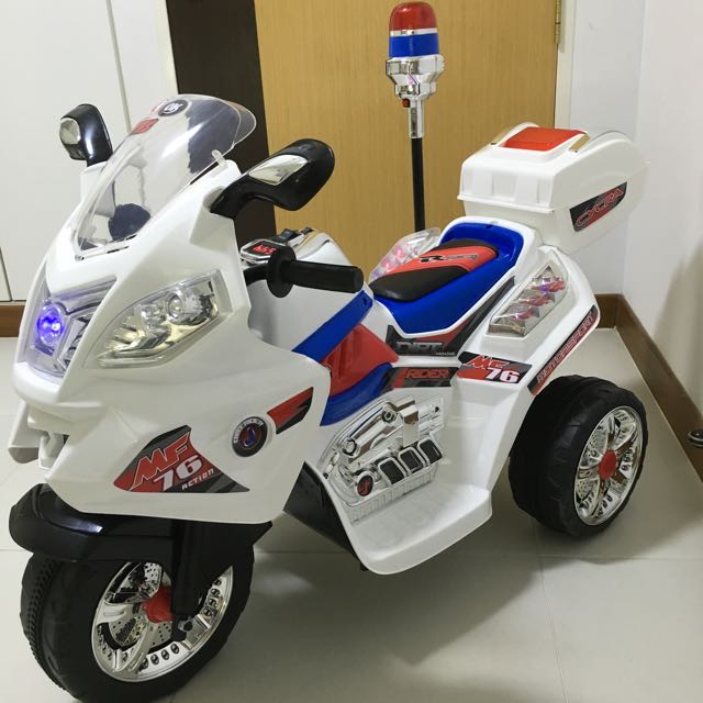 Electric shop police motorbike